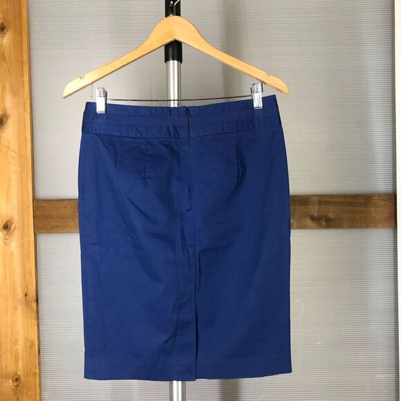 JACOB Blue Pencil‎ Skirt Sz 6 - Picture 2 of 3